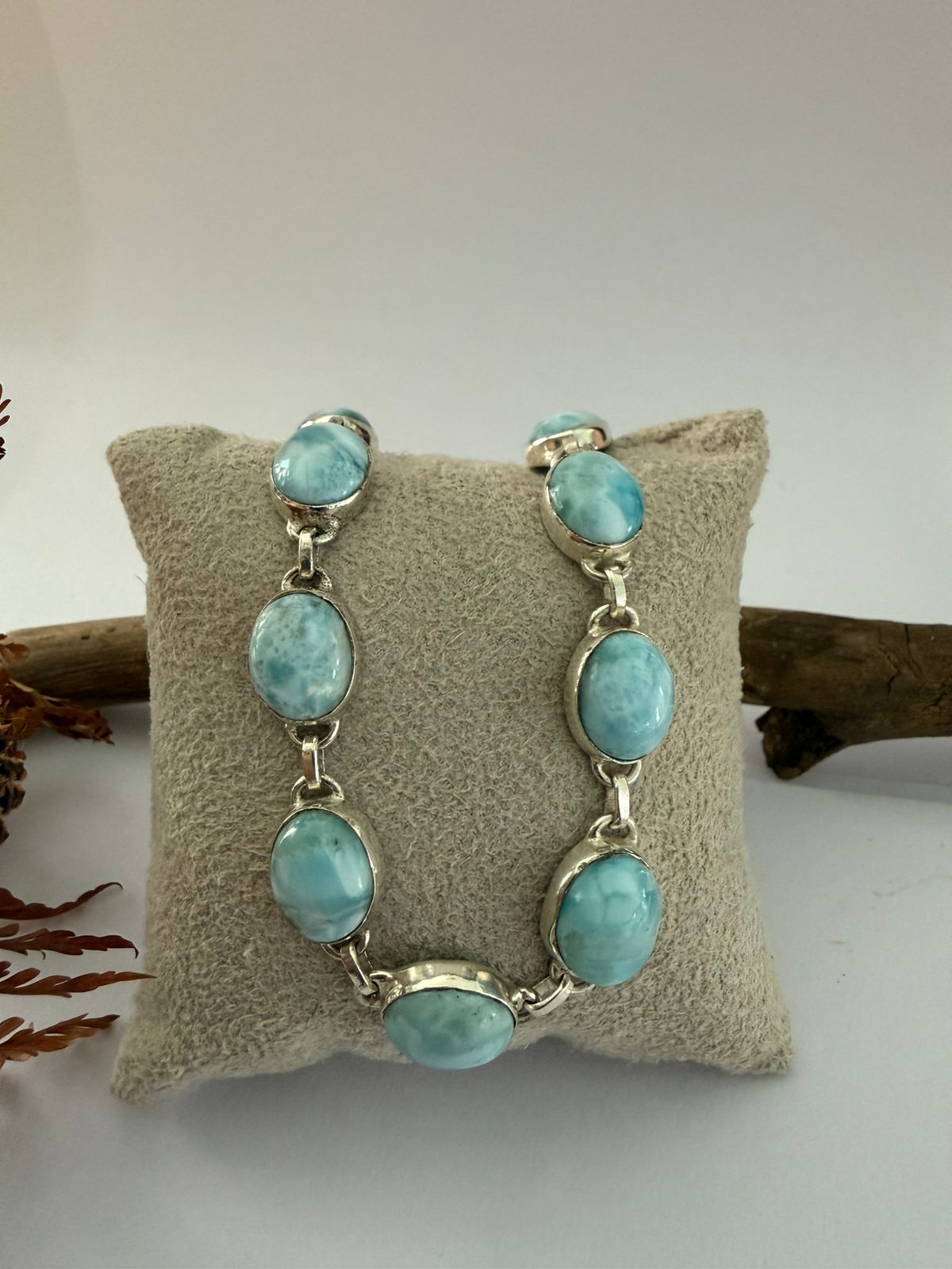 Pulseira Larimar Oval