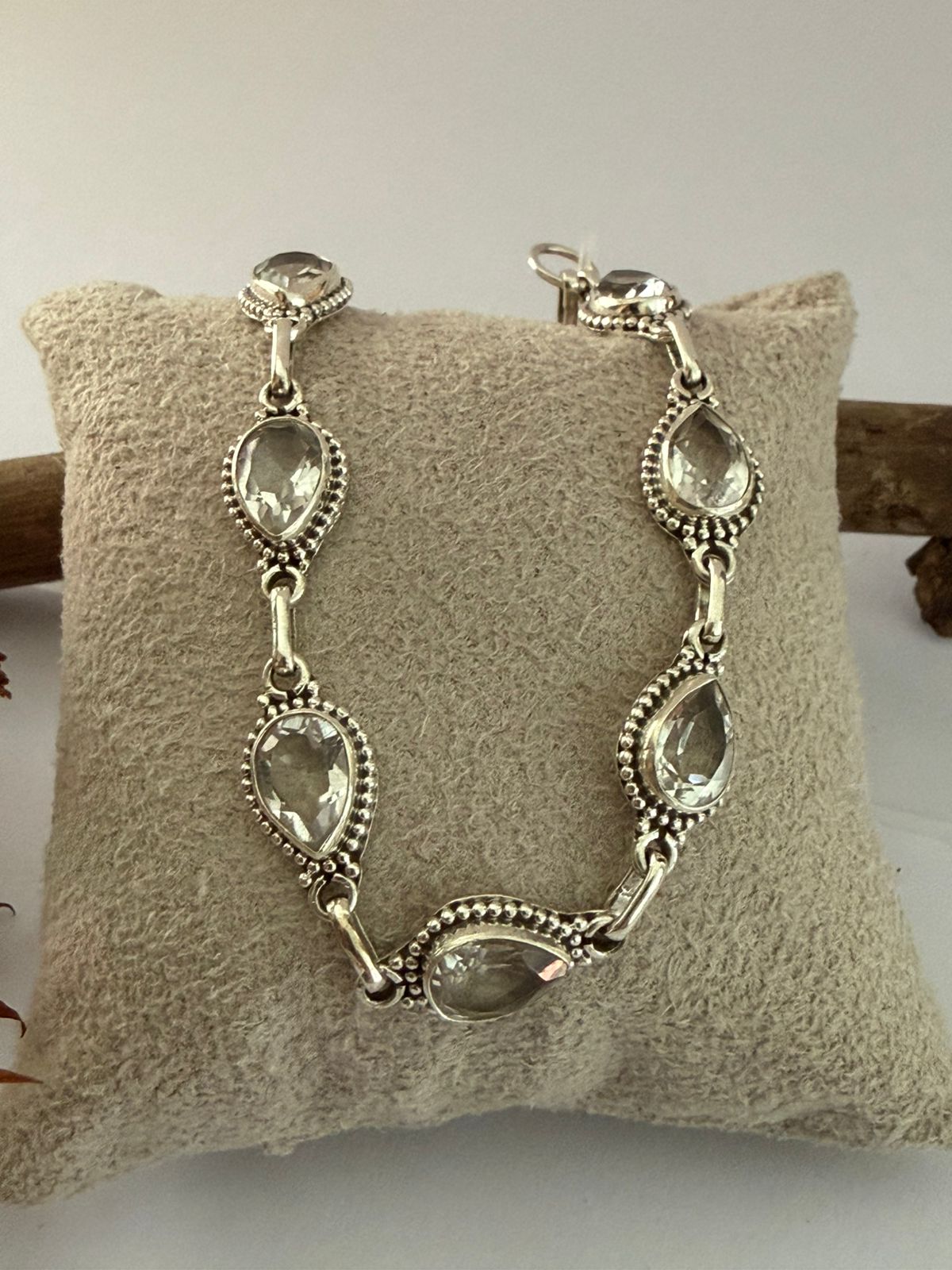 Pulseira Gota de Cristal