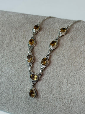 Colar Pedras de Citrino