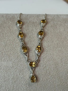 Colar Pedras de Citrino