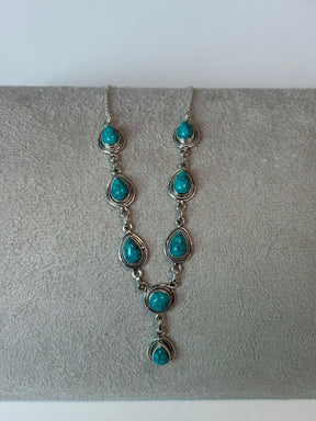 Colar de Pedras Turquesa