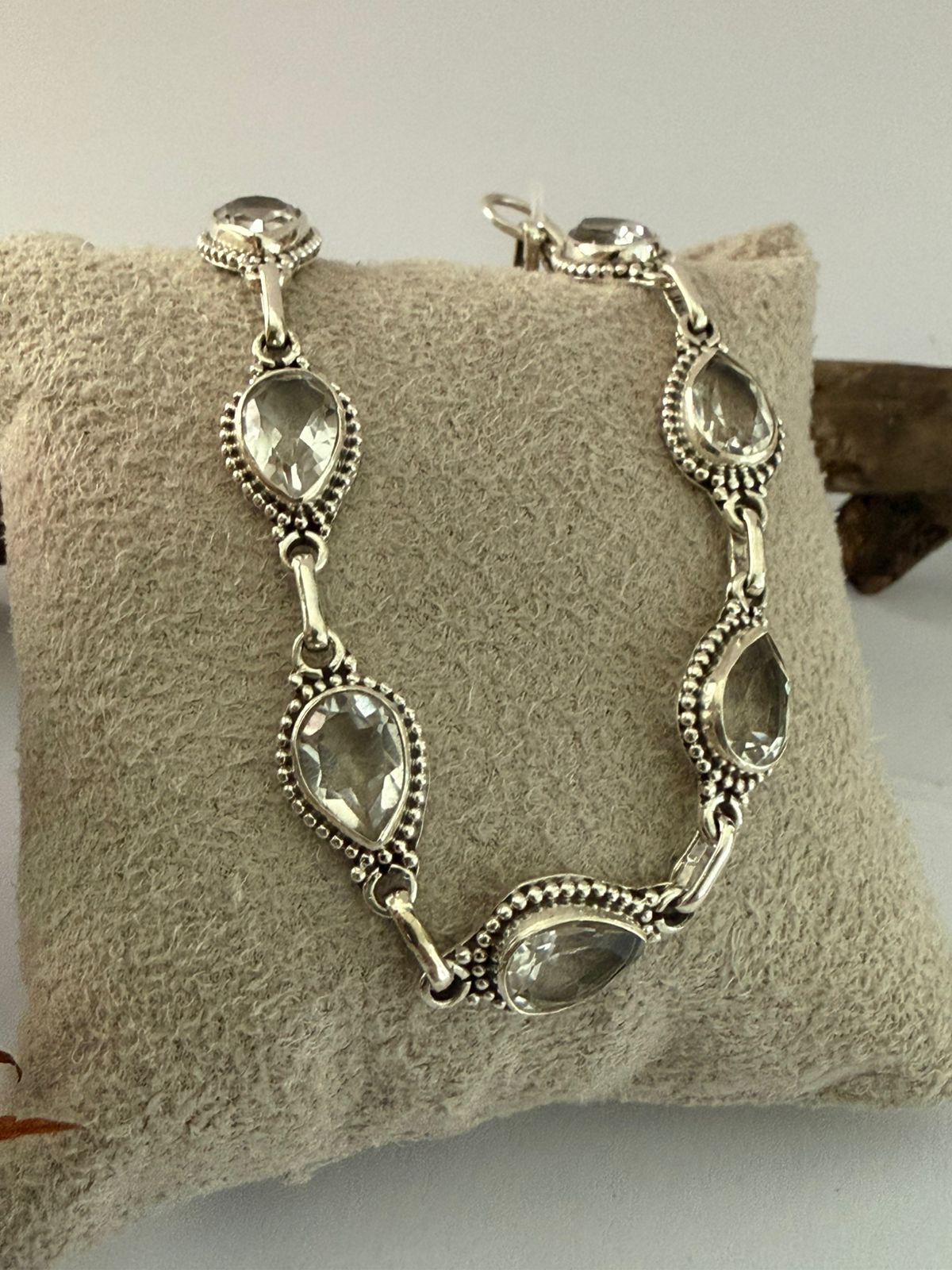 Pulseira Gota de Cristal